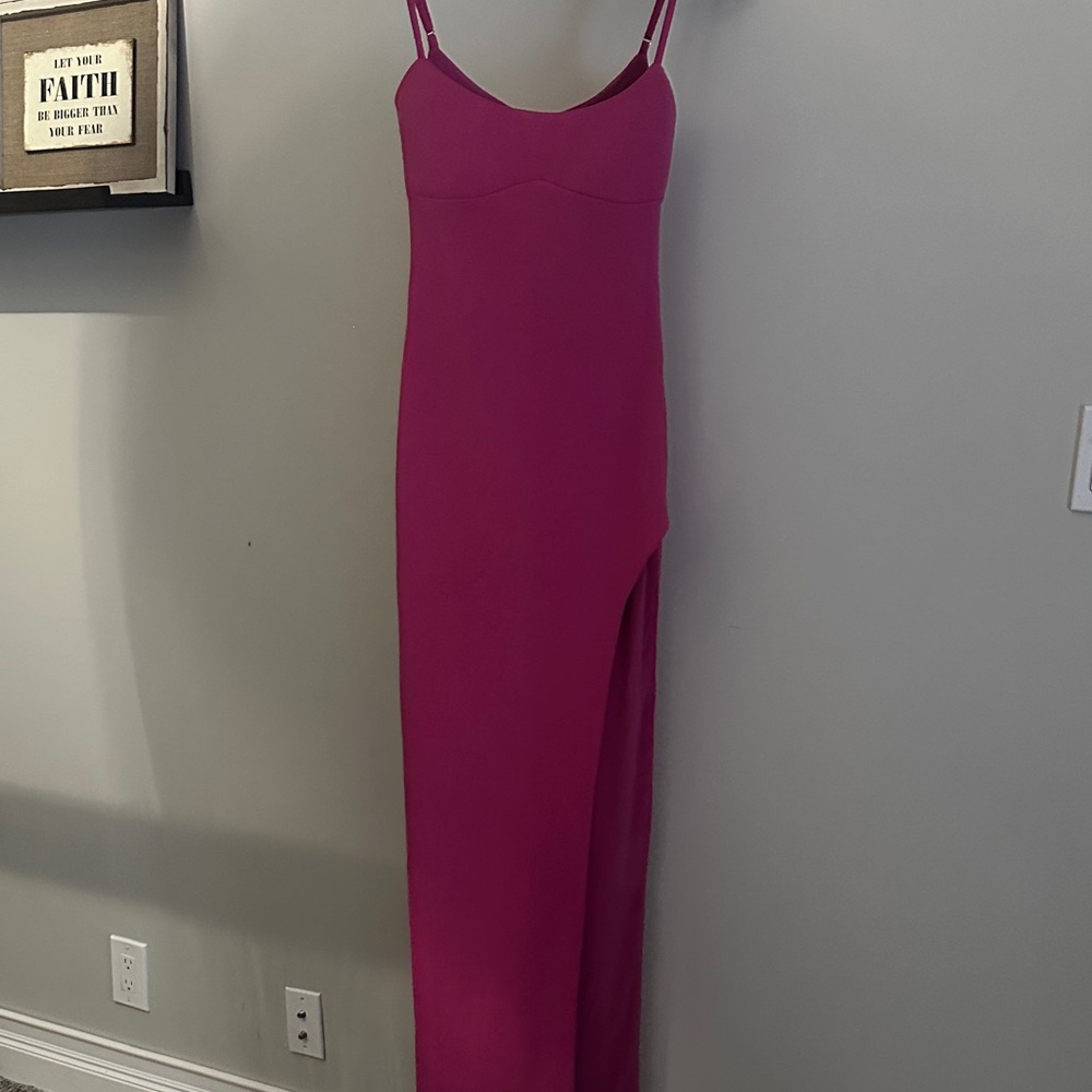 Chic Fuchsia Maxi Dress